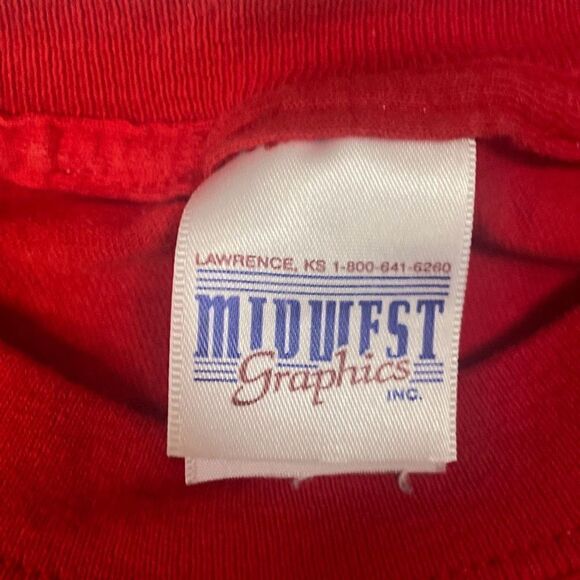 Vintage 2001 NCAA Final Four Maryland Terrapins Red Shirt Men’s XL Twin Cities - Picture 5 of 9